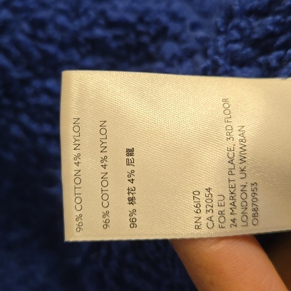 Free People Popcorn Oversized Cropped V-Neck Pullover Sweater NWOT - Picture 12 of 13